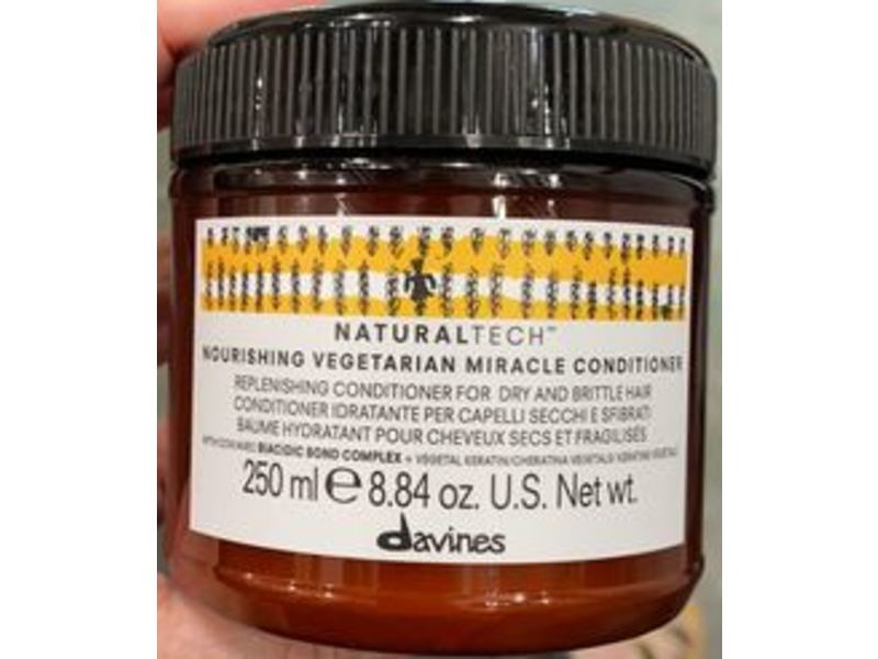 Davines Naturaltech Nourishing Vegetarian Miracle Conditioner, 8.84 oz/250 mL
