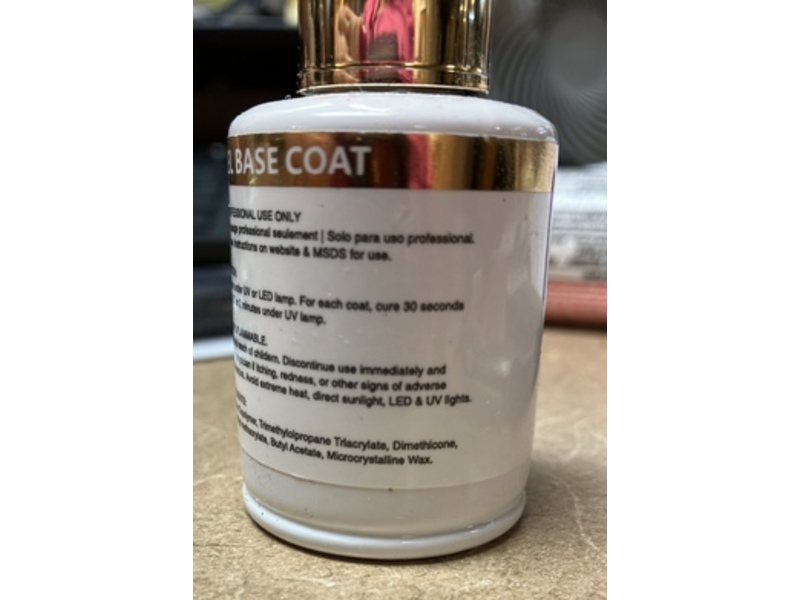 iGel Beauty Soak Off Gel Polish Base Coat, 0.5 fl oz/15 mL, Pack Of 2