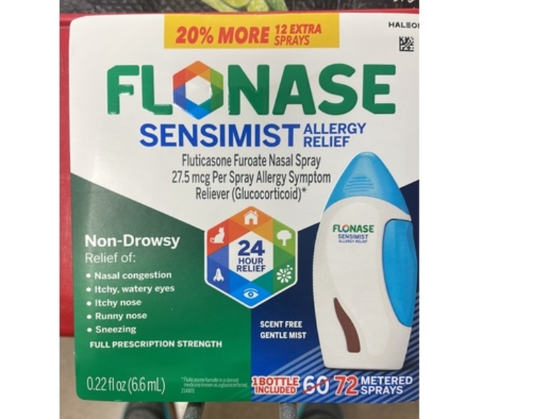 Flonase Sensimist Allergy Relief Nasal Spray, 0.22 fl oz/6.6 mL