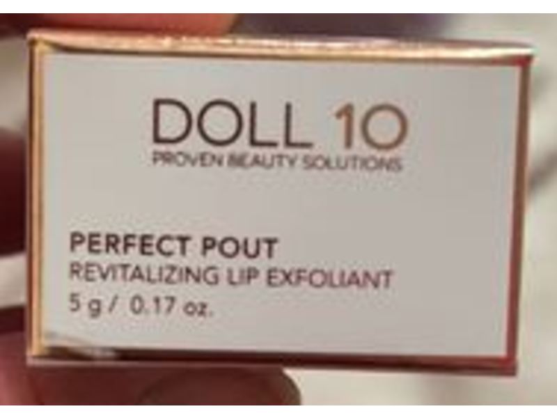 Doll 10 Perfect Pout Revitalizing Lip Exfoliant, 0.17 oz/5 g