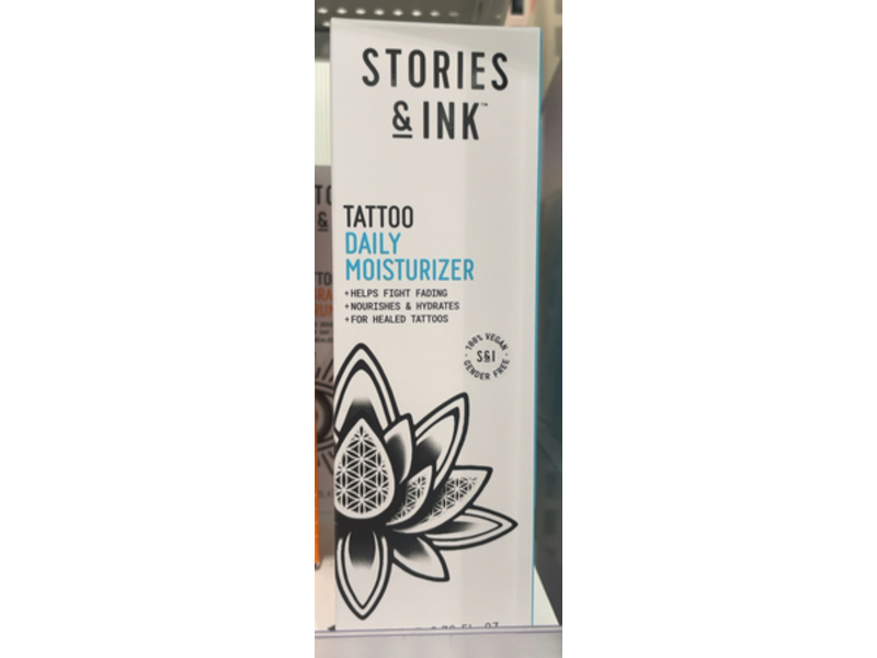 Stories & Ink Tattoo Daily Moisturiser, 6.76 fl oz/200 mL