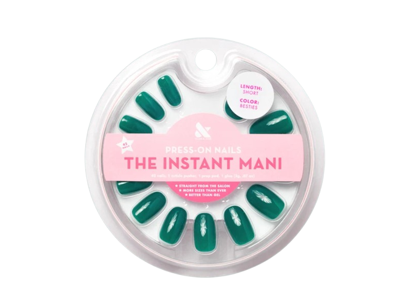 Olive & June Instant Mani Press-On Nails, Besties, 0.07 fl/2 mL, 42 Count