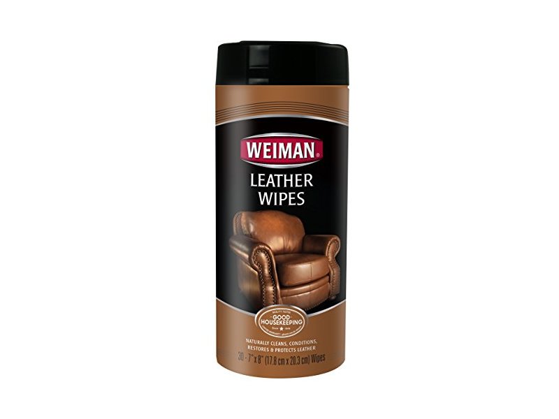 Weiman Leather Wipes, 30 Count
