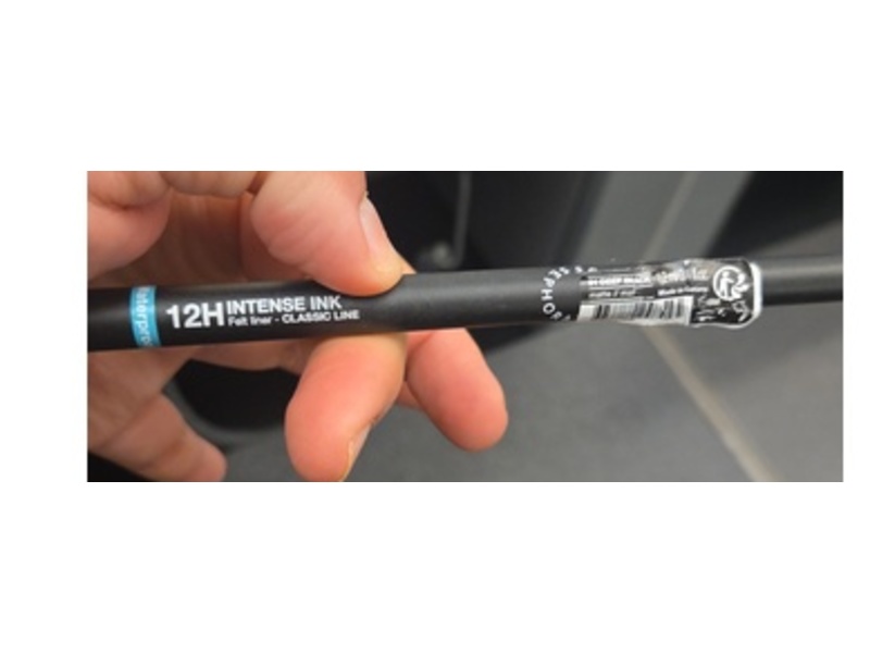 Sephora Collection Intense Felt Liner, Deep Black, 0.14 fl oz/1.2 mL