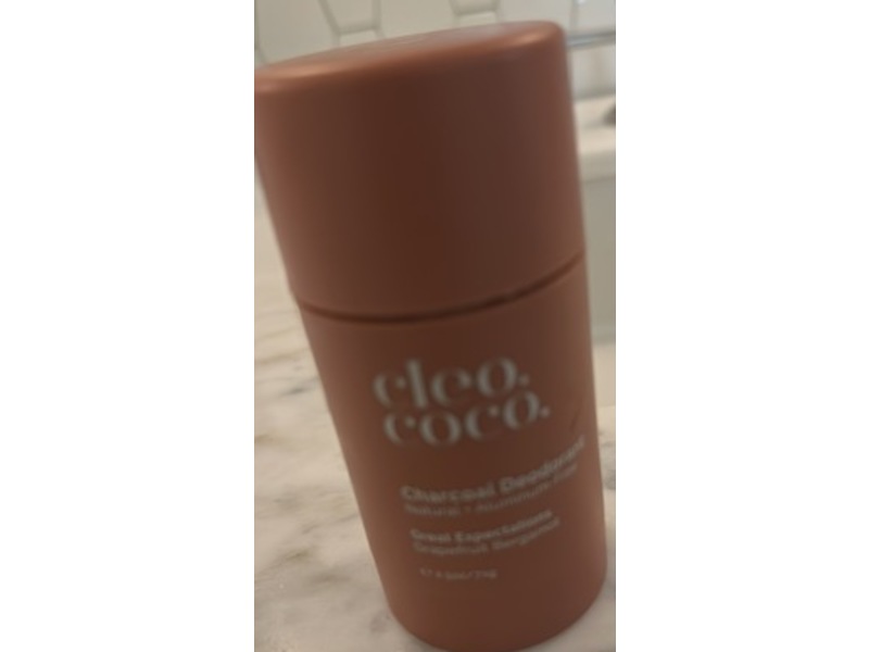 Cleo + Coco Charcoal Deodorant, Grapefruit Bergamot, 2.5 oz/71 g