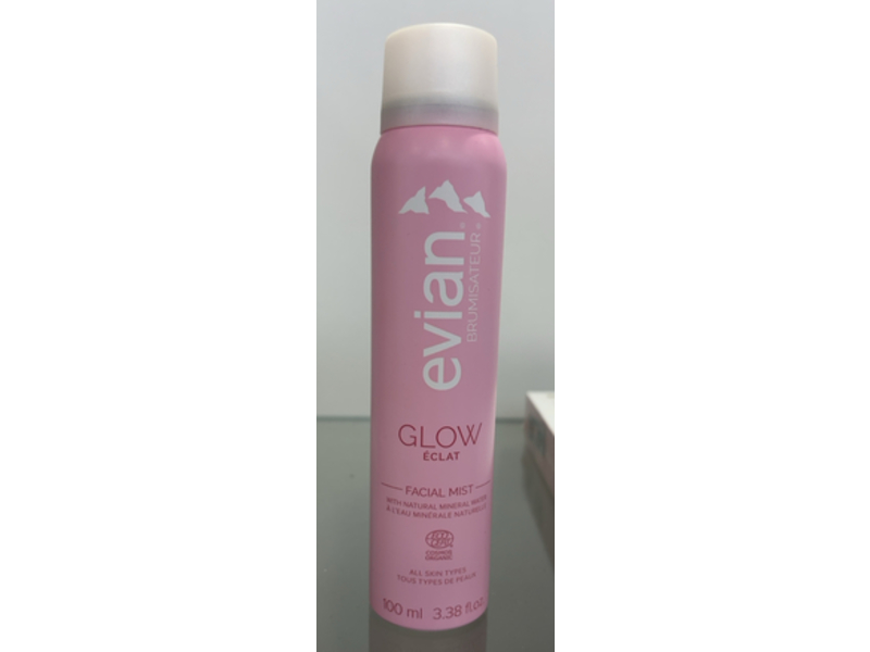 Evian Glow Facial Mist, 3.38 fl oz/100 mL