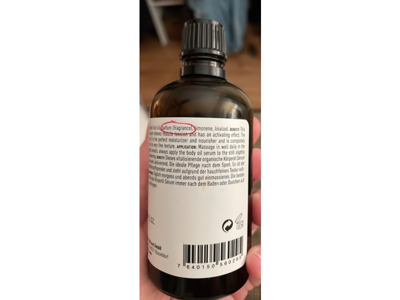 Oliveda B29 Olive Tree Therapy Body Oil Serum, Rosemary Sage, 3.4 fl oz/100 mL