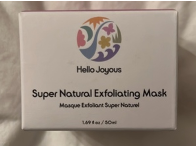 Hello Joyous Super Natural Exfoliating Mask, 1.69 fl oz/50 mL
