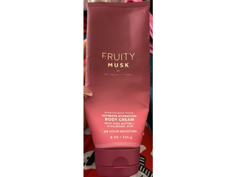 Bath & Body Works Fruity Musk Body Cream, 8 oz/226 g