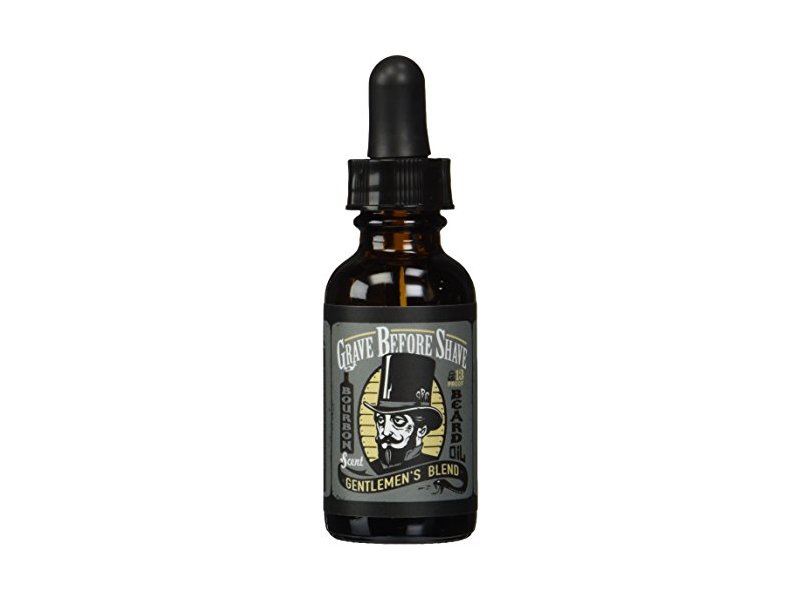 GRAVE BEFORE SHAVE™ Gentlemen's Blend Beard Oil (Bourbon/Sandal Wood Scent)