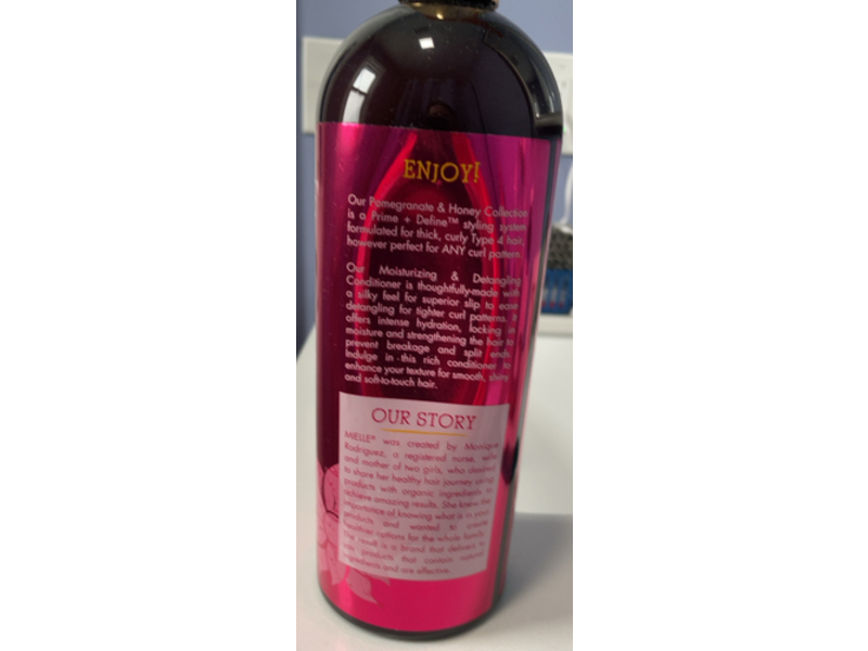 Mielle Organics Moisturizing & Detangling Conditioner, Pomegranate & Honey, 32 fl oz/946 mL