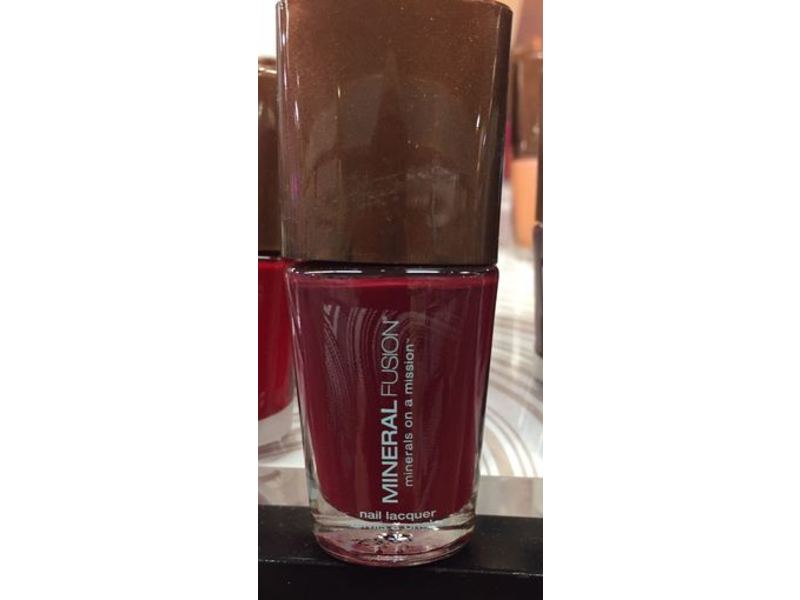 Mineral Fusion Nail Lacquer, Brick, .33 fl oz/10 mL