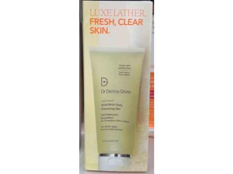 Dr Dennis Gross Daily Cleansing Gel, Alpha Beta Aha/Bha, 2 oz/60 mL