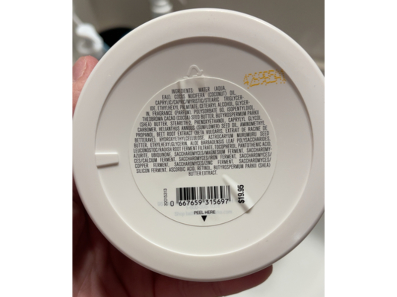 Bath & Body Works Body Butter, Vanilla Bean Noel, 6.5 oz/185 g