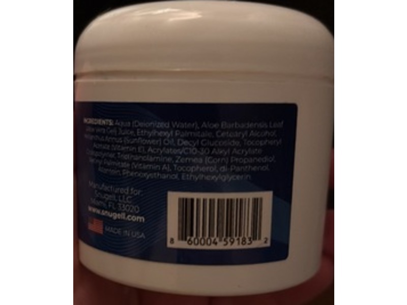 Snugell Skin Moisturizer Daily Face Cream, Aloe Vera & Vitamin A & E, 4 fl oz/118.3 mL