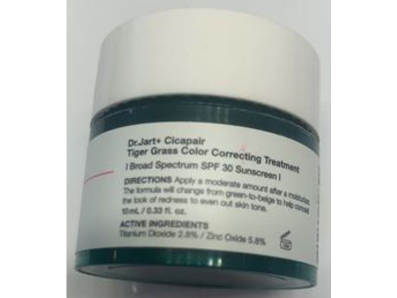 Dr. Jart+ Cicapair Tiger Grass Color Correcting Treatment, 0.33 fl oz/10 mL