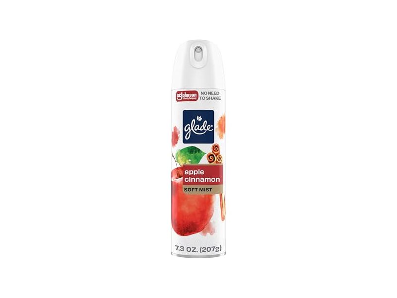 Glade Soft Mist Air Freshener, Apple Cinnamon, 7.3 oz/207 g