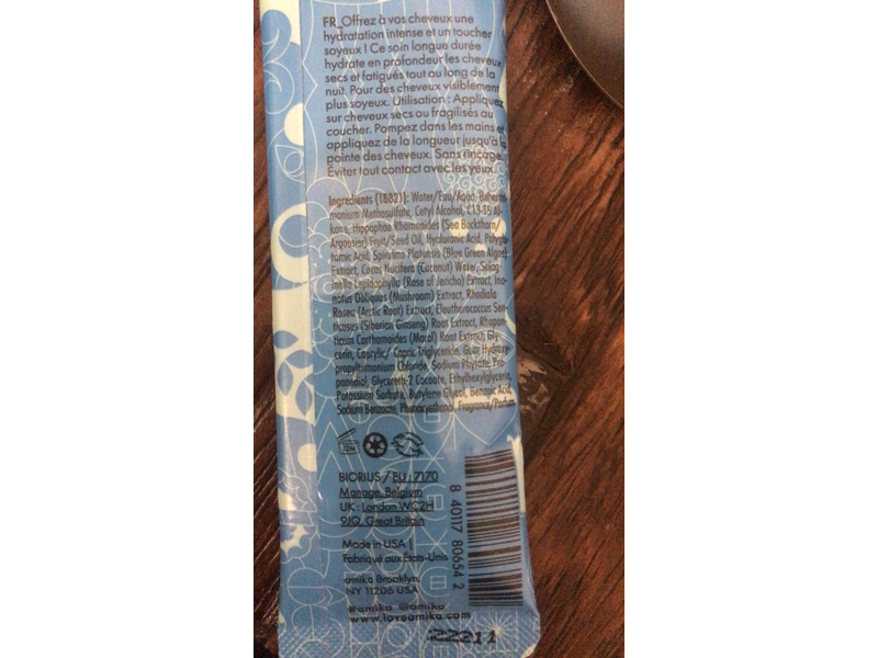 Amika Dream Routine Overnight Hydration Hair Treatment, 0.67 fl oz/20 mL