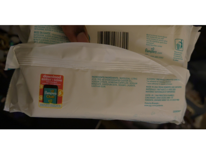 Pampers Sensitive Wipes, 504 Count