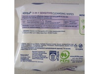 Nivea 3 In 1 Sensitive Cleansing Wipes, Sensitive Skin, Count 25 - Image 4