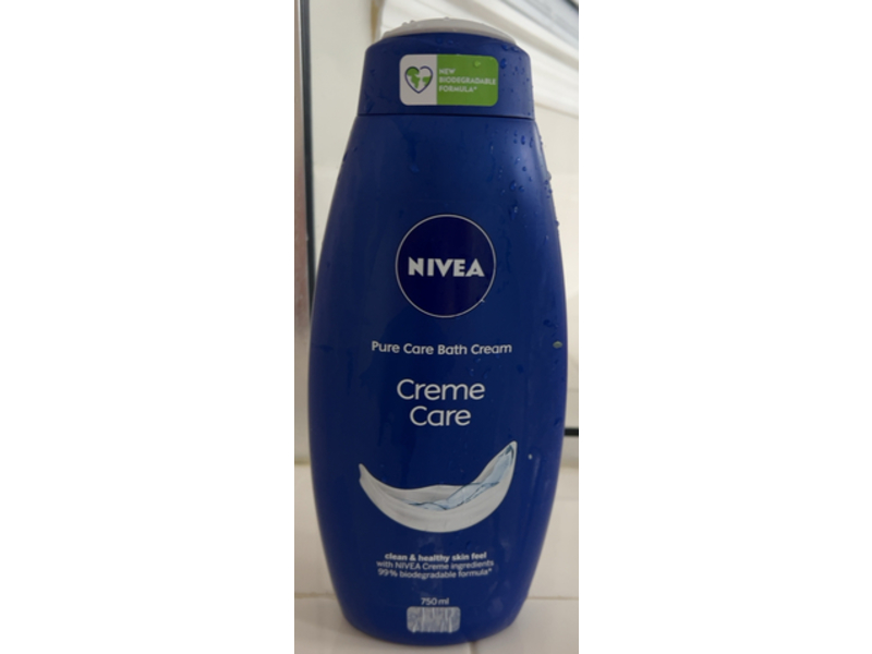 Nivea Cream Care Pure Care Bath Cream, 750 mL