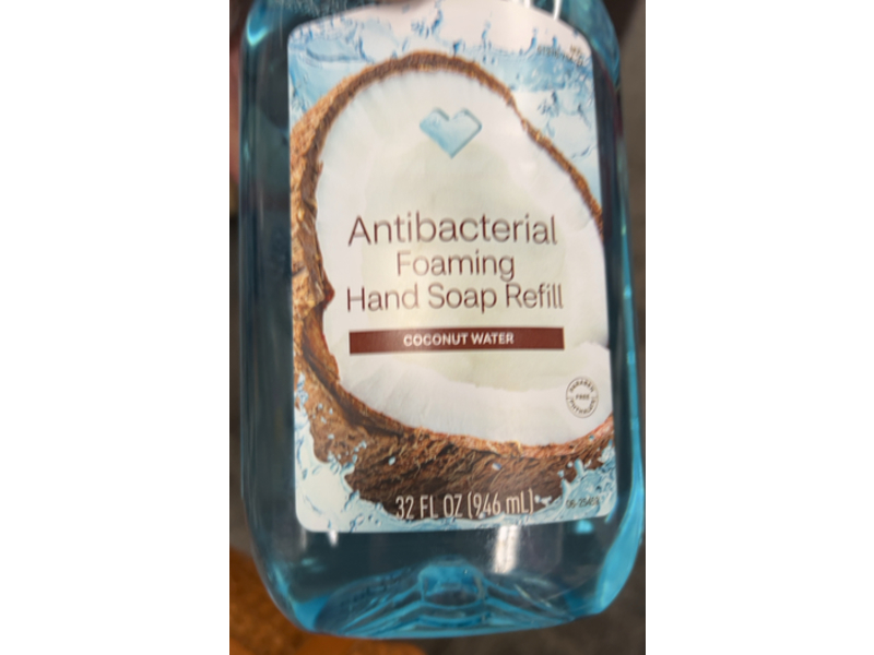 CVS Antibacterial Foaming Hand Soap Refill, Coconut Water, 32 fl oz/946 mL