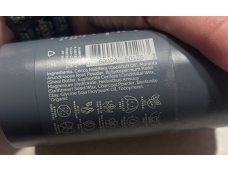 Cleo+Coco Natural Deodorant, Charcoal +Magnesium, 2.5 oz/71 g