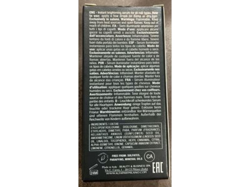 Alfaparf Milano Semi Di Lino Sublime Cristalli Liquidi, 0.51 fl oz/15 mL