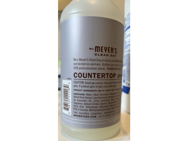 Mrs. Meyer's Clean Day Countertop Spray, Lavender, 16 fl oz/473 mL, 2 Count