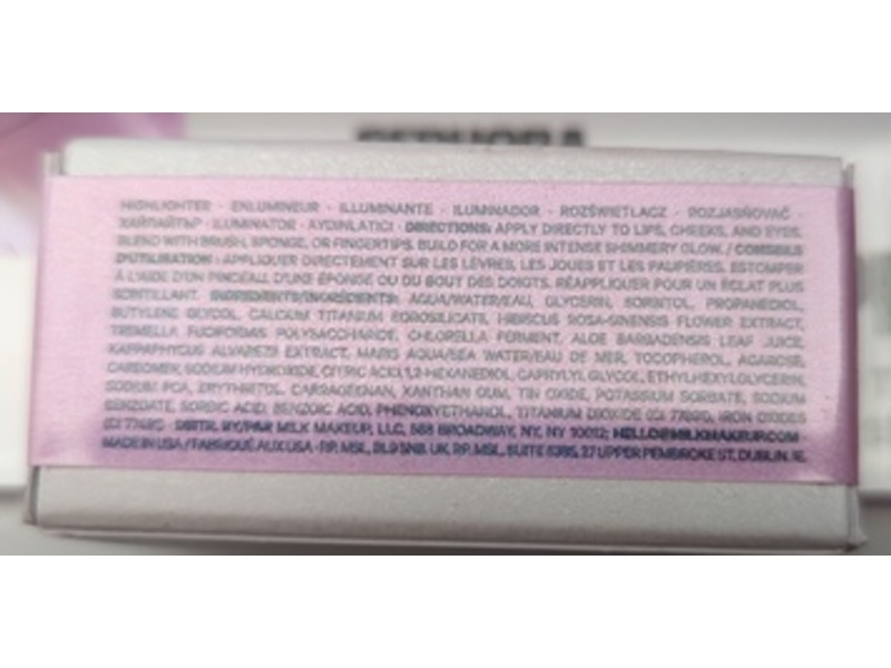 Milk Makeup Cooling Water Jelly Shimmer, Boba, 0.17 oz/5 g