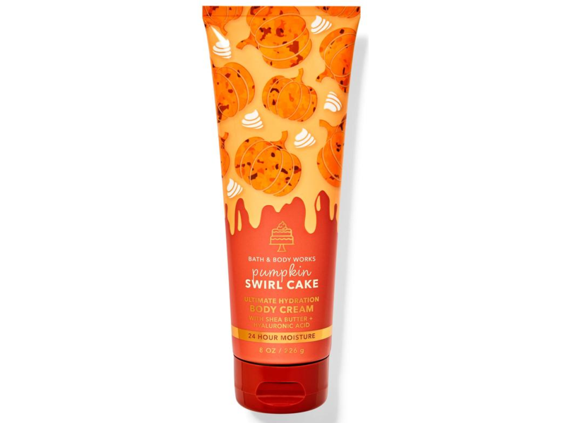 Bath & Body Works Ultimate Hydration Body Cream, Pumpkin Swirl Cake, 8 oz/226 g