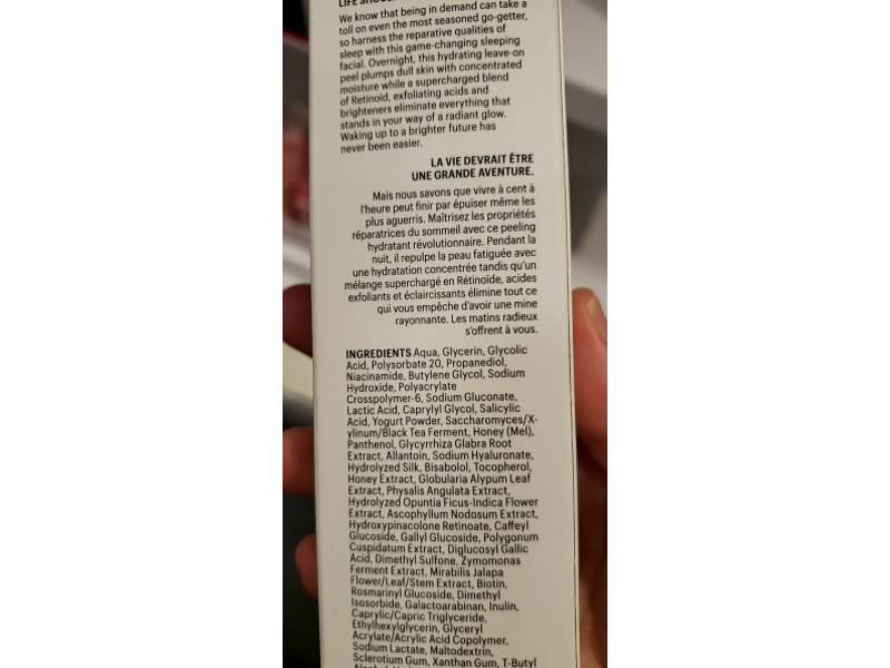 Allies Of Skin Multi Acids & Retinoid Brightening Sleeping Facial, 1.6 oz/48 mL