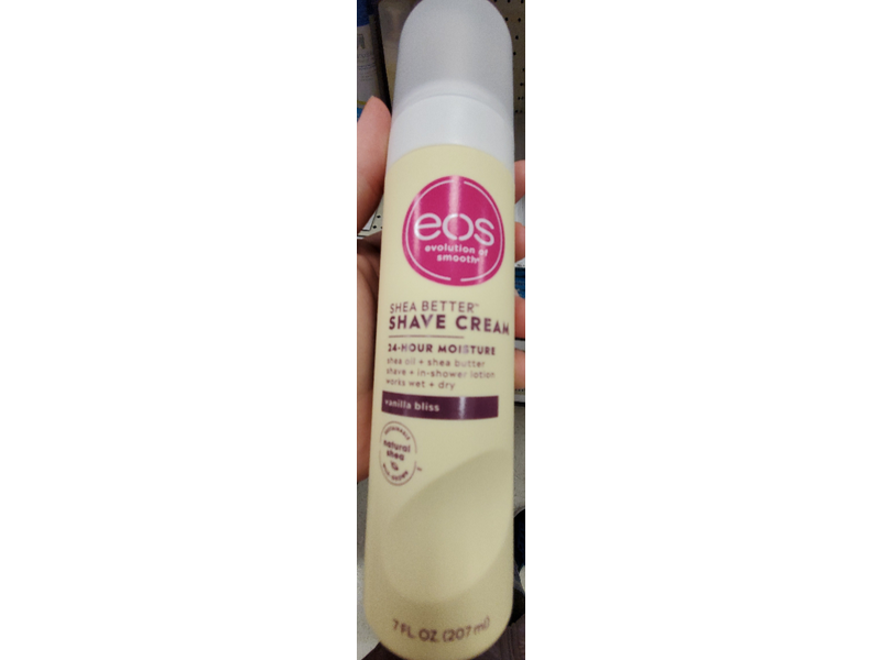 Evolution Of Smooth Shave Cream, Shea Oil + Shea Butter, Vanilla Bliss, 7 fl oz/207 mL