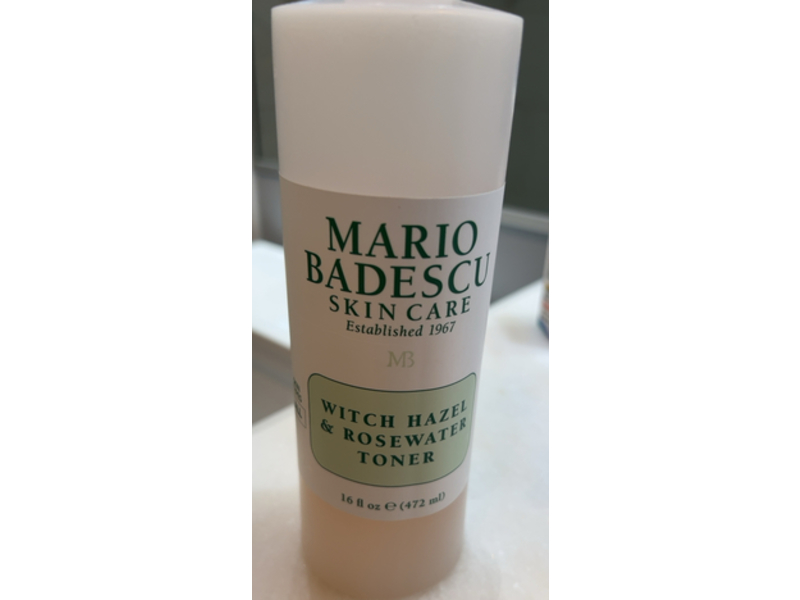 Mario Badescu Toner, Witch Hazel & Rosewater, 16 fl oz/472 mL