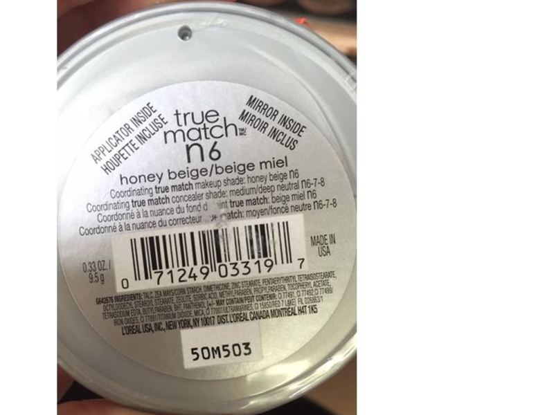 L'Oreal Paris True Match Super-Blendable Powder, N6 Medium, 0.33 oz/9.5 g