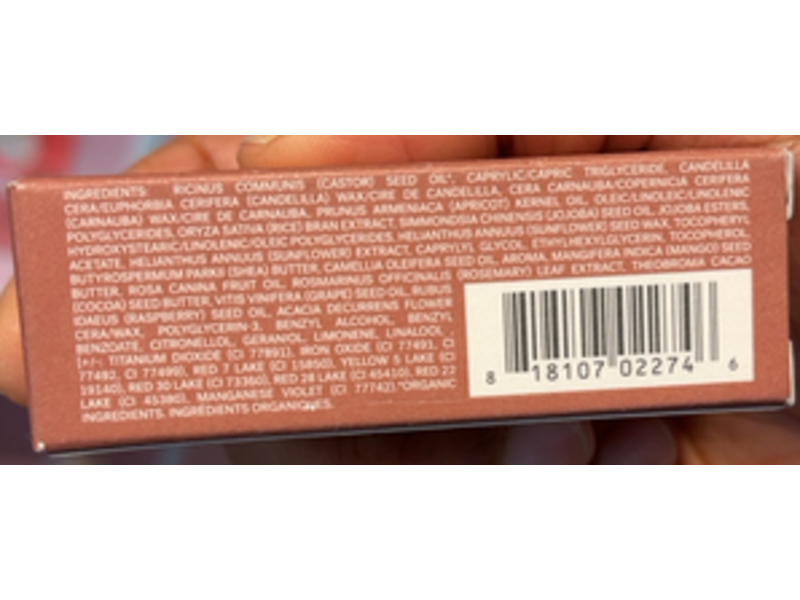 ILIA Color Block Lipstick, Cinnabar, 0.14 oz/4 g