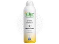Alba Botanica Sheer Mineral Sunscreen Spray, SPF 30, 5 fl oz/ 148 mL - thumbnail 1