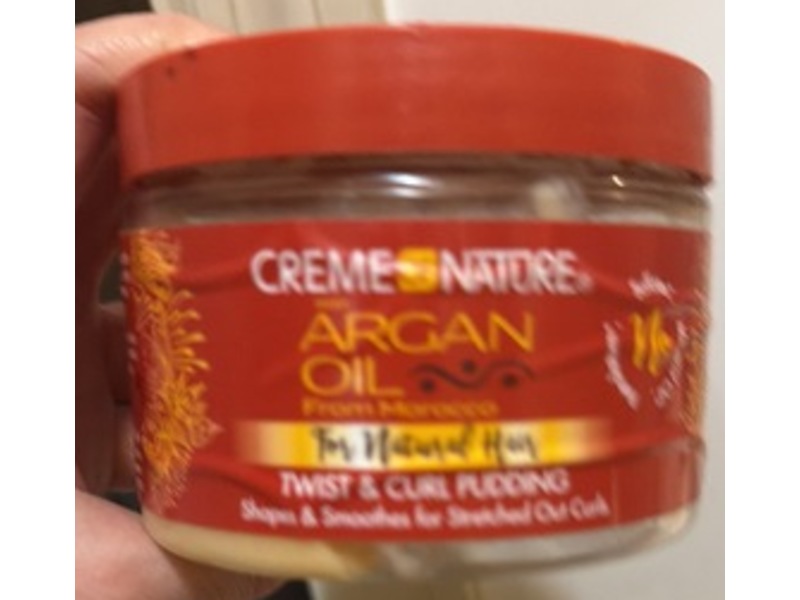 Creme Of Nature Twist & Curl Pudding, Argan Oil, 11.5 oz, Pack Of 4