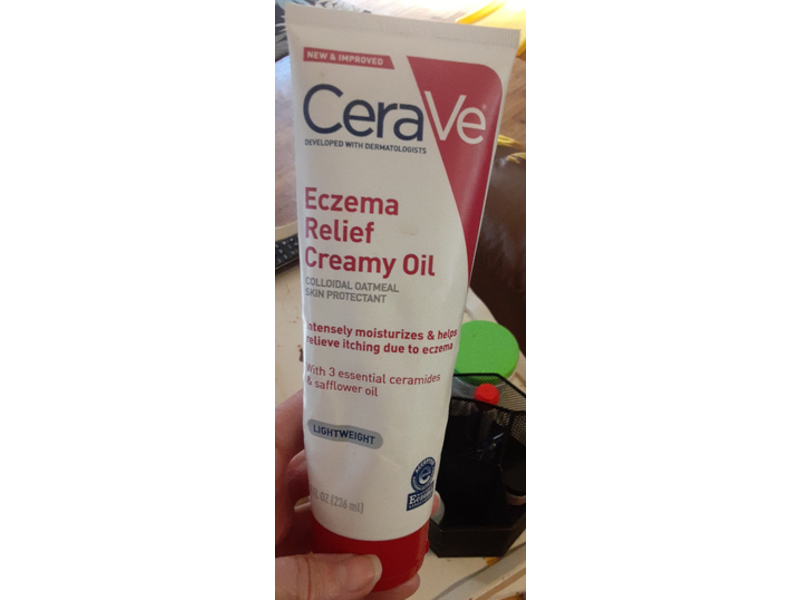 Cerave Eczema Relief Creamy Oil, Light Weight, 8 fl oz/236 mL