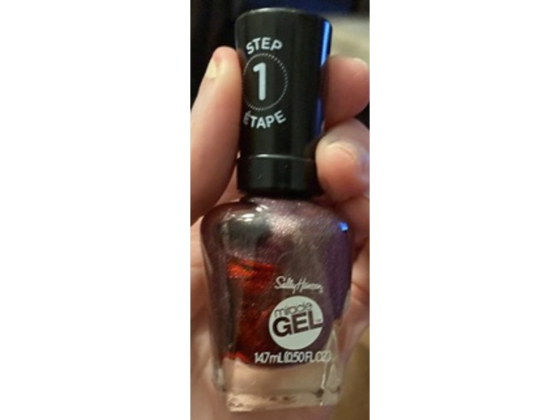 Sally Hansen Miracle Gel Nail Polish, 204 Adrenaline Crush, 0.50 fl oz/147 mL