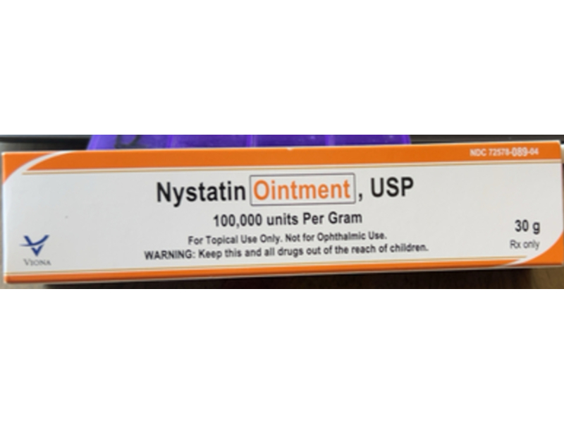 Nystatin Ointment, 100,000 units/g, 30 g, Viona (Rx)