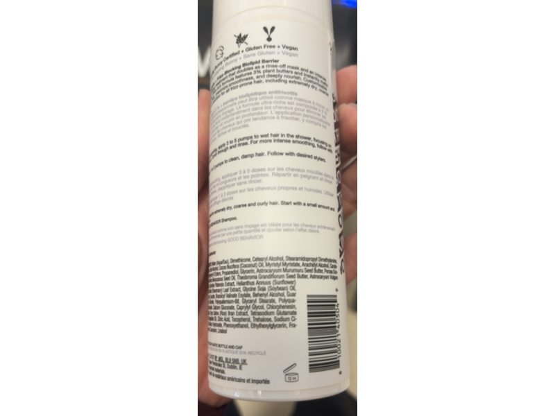 Igk Good Behavior Intense Daily Smoothing Mask, 5.0 fl oz/148 mL