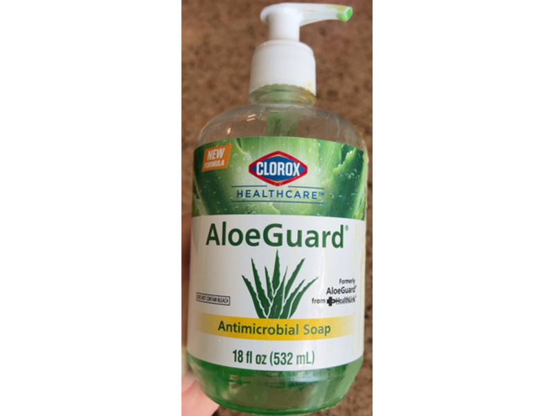 Clorox Healthcare AloeGuard Antimicrobial Soap, 18 fl oz/532 mL