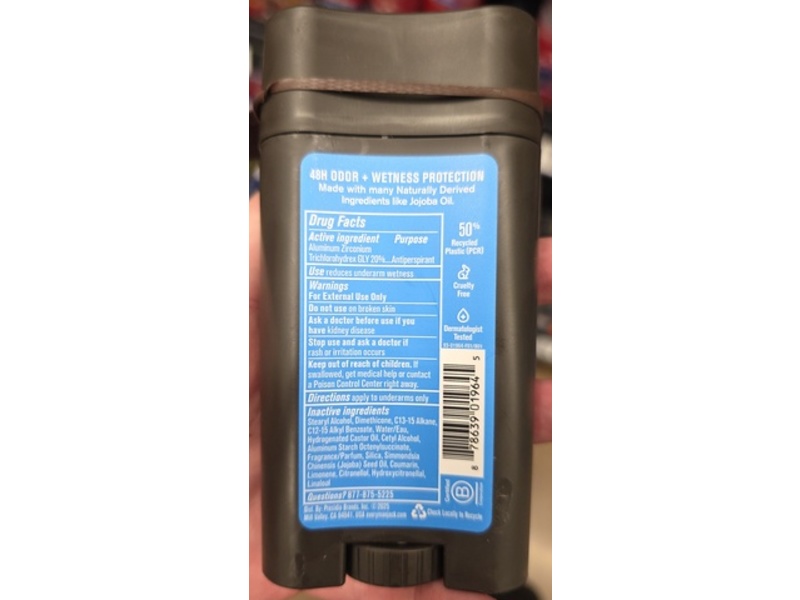 Every Man Jack Antiperspirant + Deodorant, Mountain Jar, 2.6 fl oz/73 g