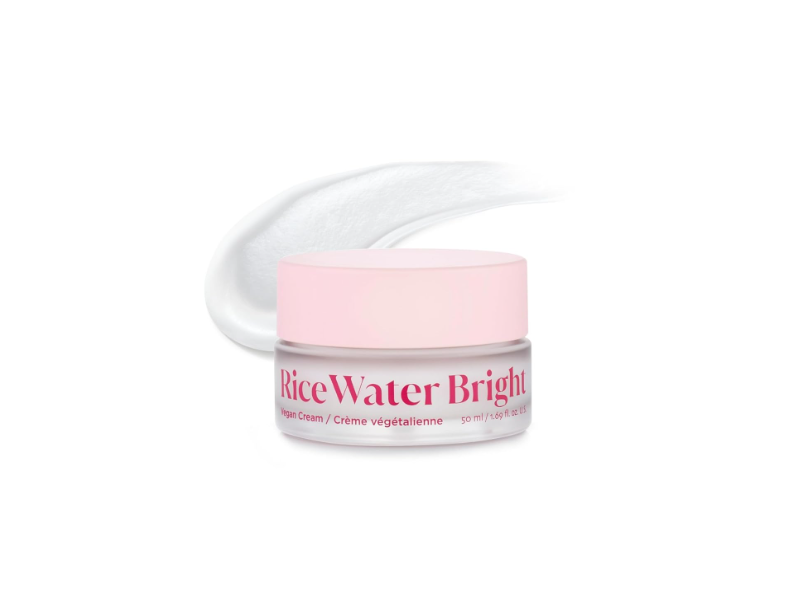 The Face Shop Clean Beauty Rice Water Bright Vegan Cream, 1.69 fl oz/50 mL