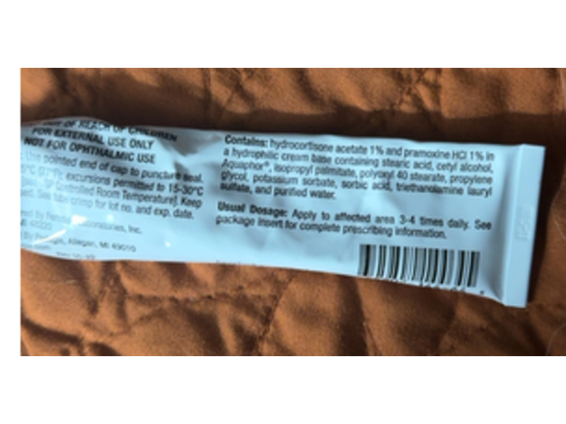 Hydrocortisone Acetate 1% Pramoxine HCI 1% Cream, 1 oz, Perrigo (Rx)