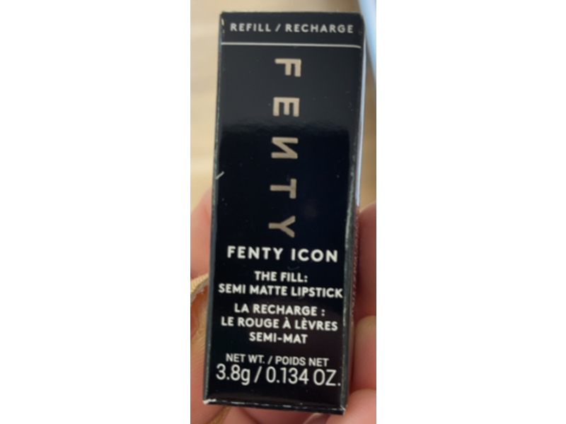 Fenty Icon Semi-Matte Lipstick, 04 Motha Luva, 0.134 oz/3.8 g