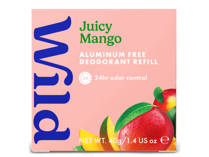Wild Deodorant Refill, Juicy Mango, 1.4 oz/0.40 oz