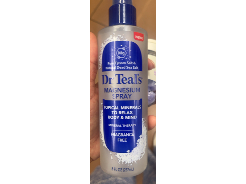 Dr Teal's Mineral Therapy Magnesium Spray, 8 fl oz/237 mL