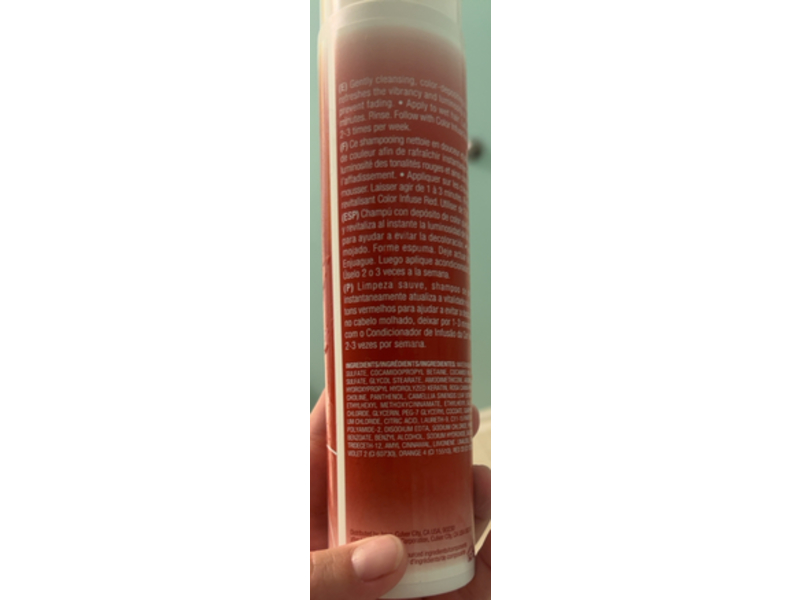 Joico Color Infuse Red Shampoo, 10.1 fl oz/300 mL